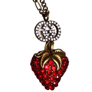 GUCCI STRAWBERRY NECKLACE